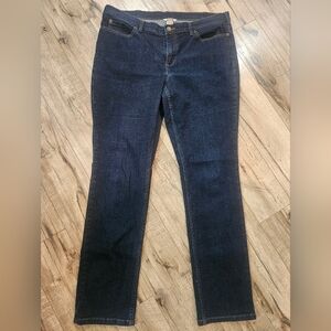 Women's Duluth Jeans, Size 16x33, Dark Wash